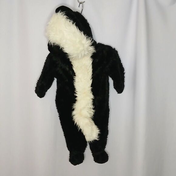 Lil Stinker Infant Skunk Costume The Humane Society Hood Bodysuit Baby  3-6 mo - Picture 3 of 7